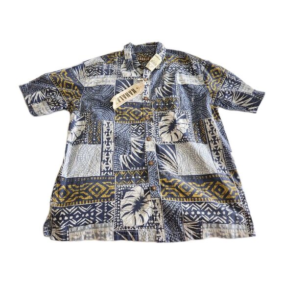 Kahala 1936 New With Tags Bali Hawaiian Shirt Made In Hawaii Men Size Large - Picture 2 of 16